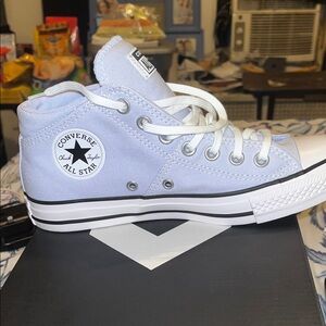 Converse Kids' Light Gray High-Top Sneakers